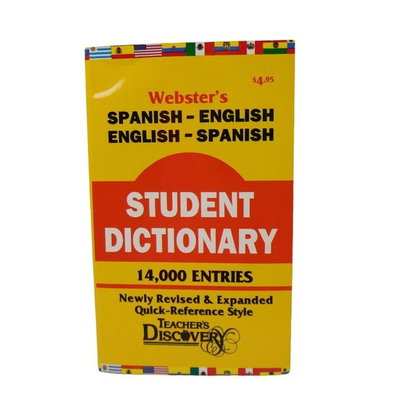 Websters Spanish English DICT Teacher's Discovery Staff - Picture 1 of 7